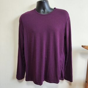 Kit and Ace Merino Wool Purple Long Sleeve